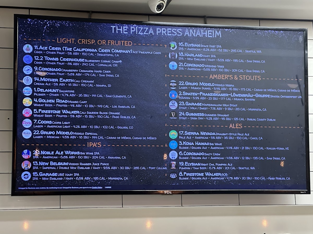 The Pizza Press Menu - Image 5